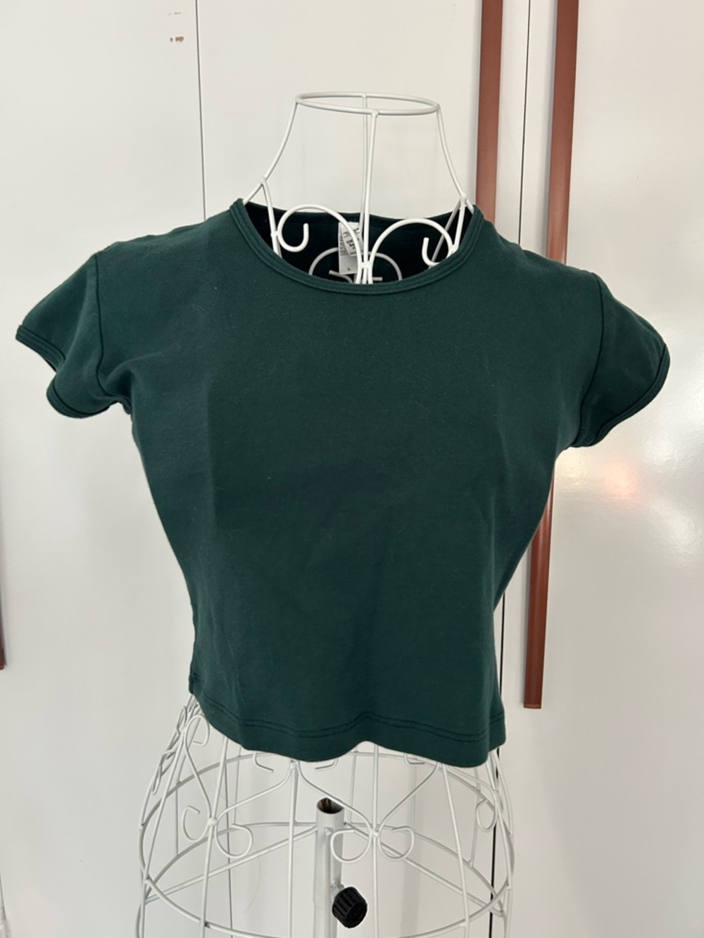 Los Angeles Apparel, cotton, baby rib, large pine green